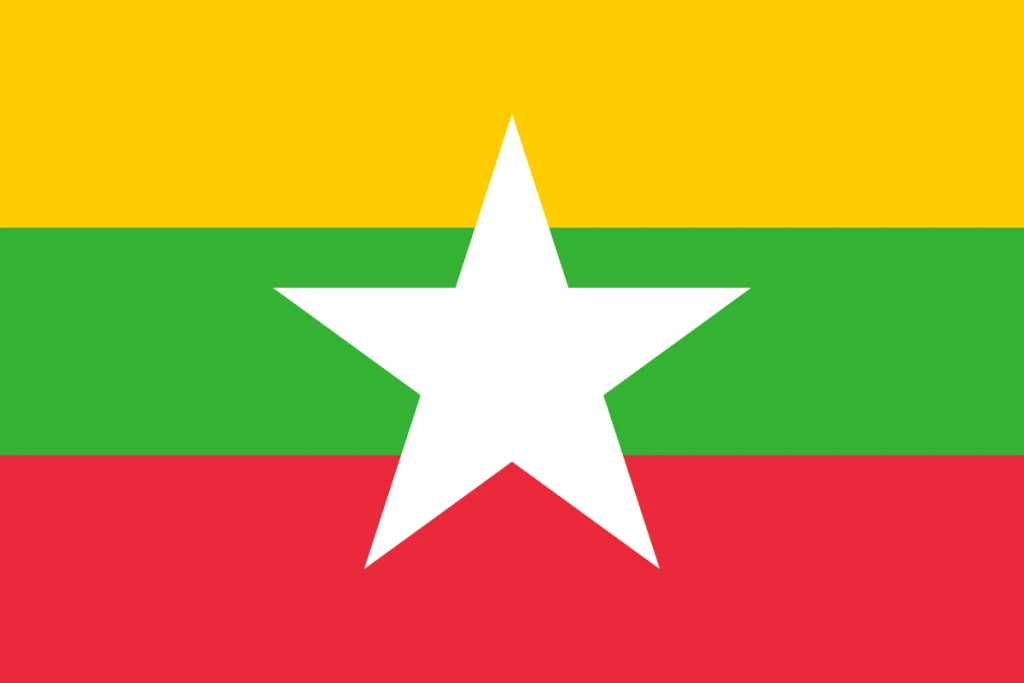 Flag Of Myanmar Svg