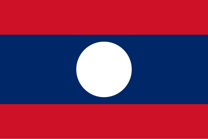 Flag Of Laos Svg